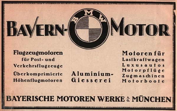 1918 BMW POSTER.