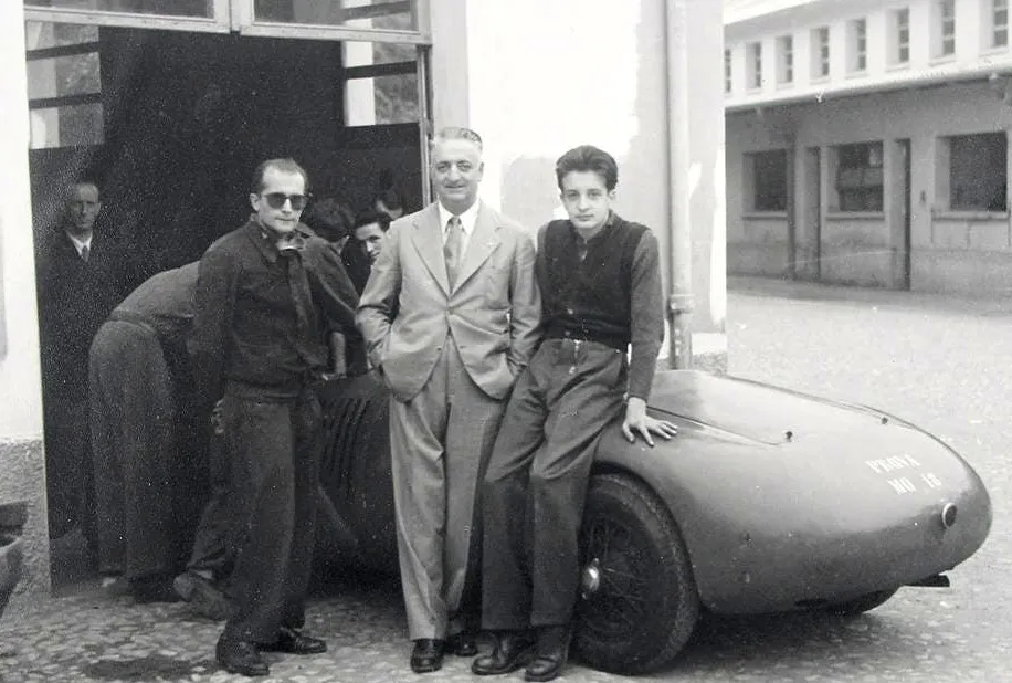 Enzo y Dino Ferrari 1947
